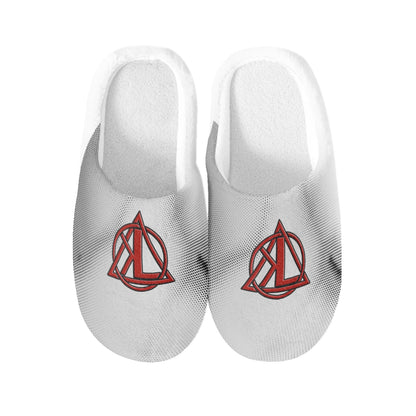 kris lawrence slippers white