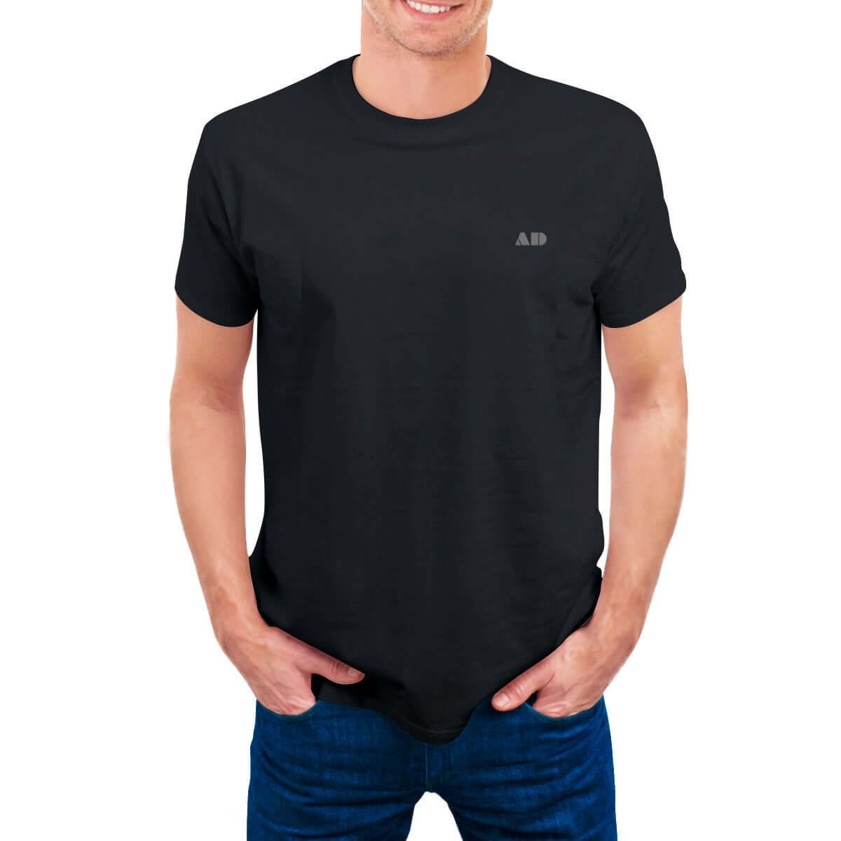 anjo damiles black shirt front