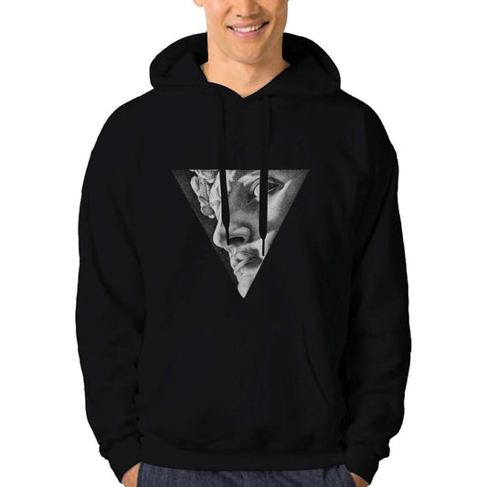 anjo damiles black hoodie front