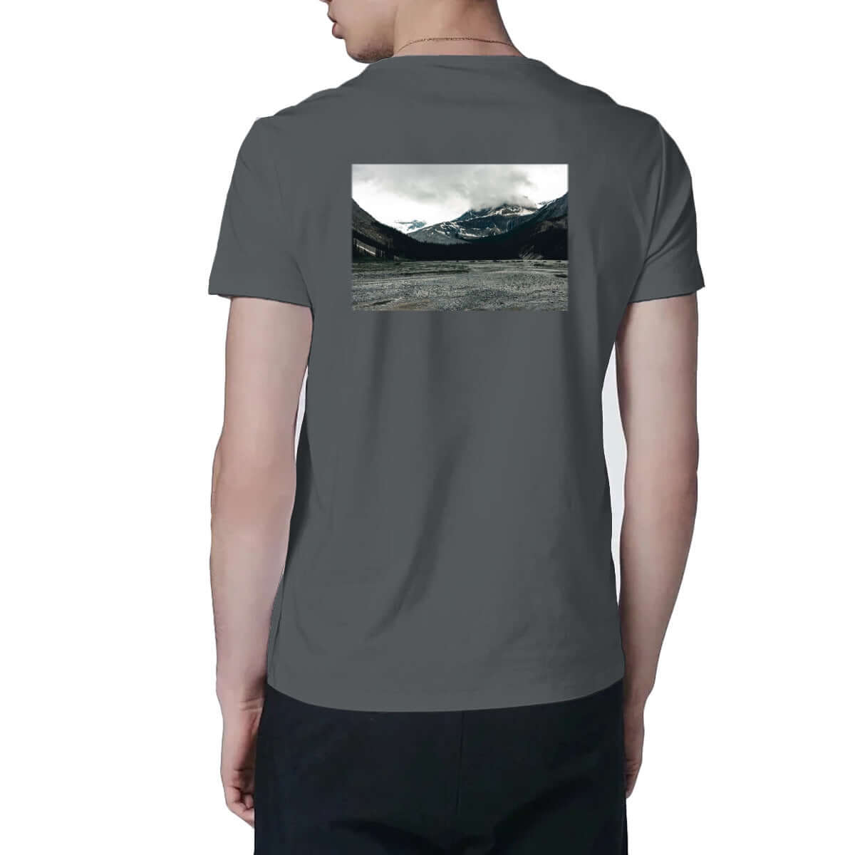 dark gray landscape shirt anjo damiles exclusive 